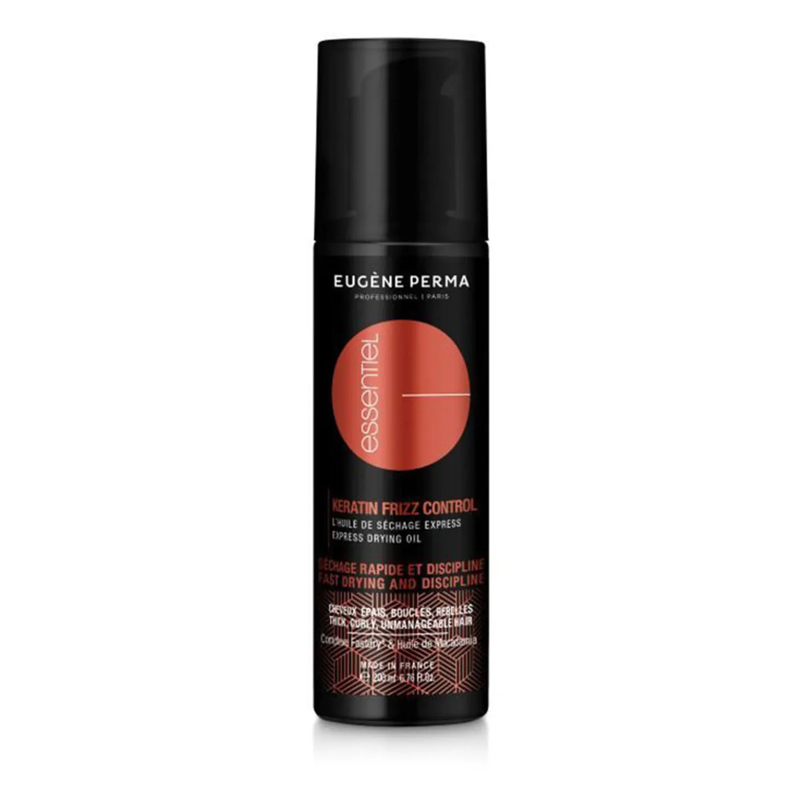 Huile de séchage Essentiel Keratin Frizz Control