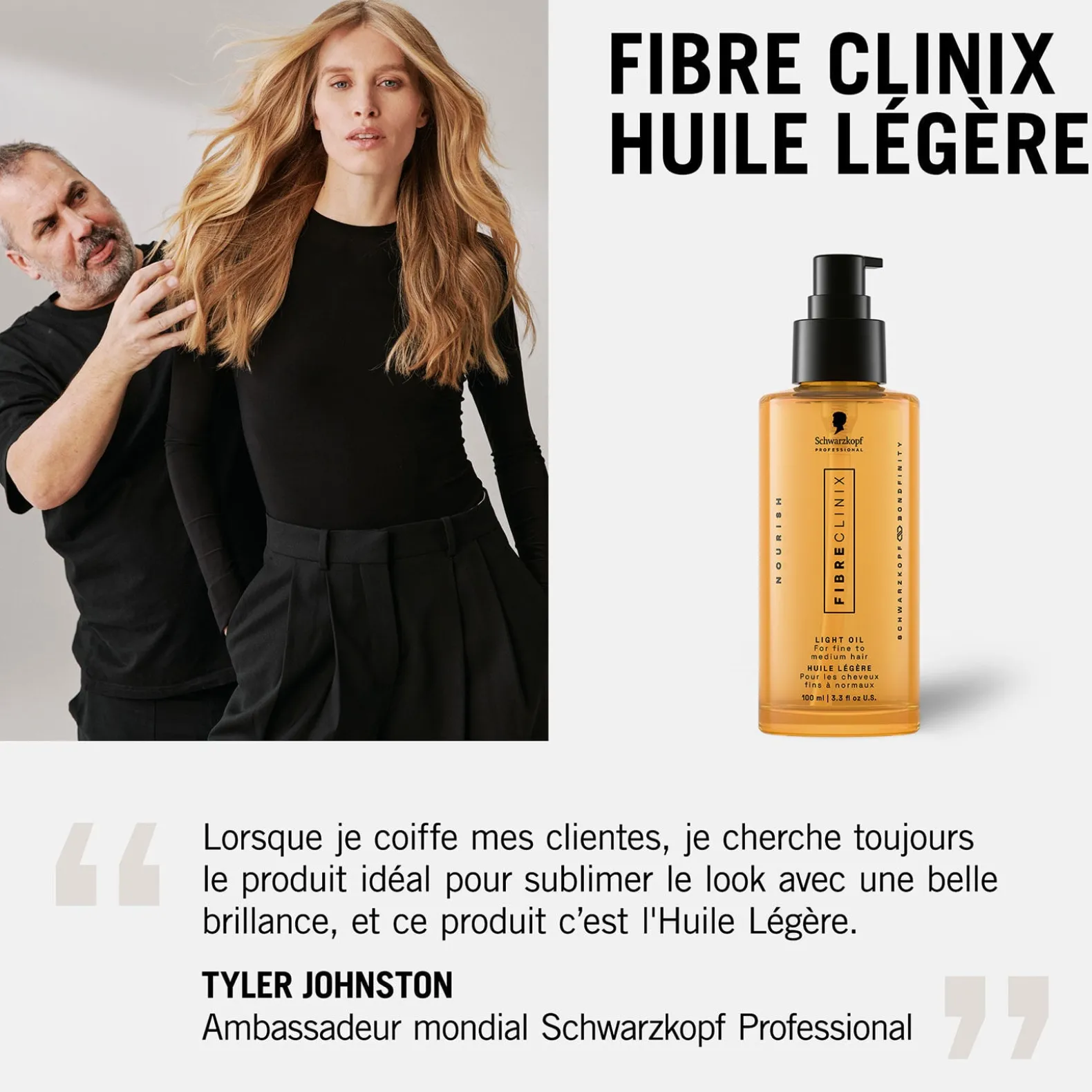 Huile légère Fibre Clinix