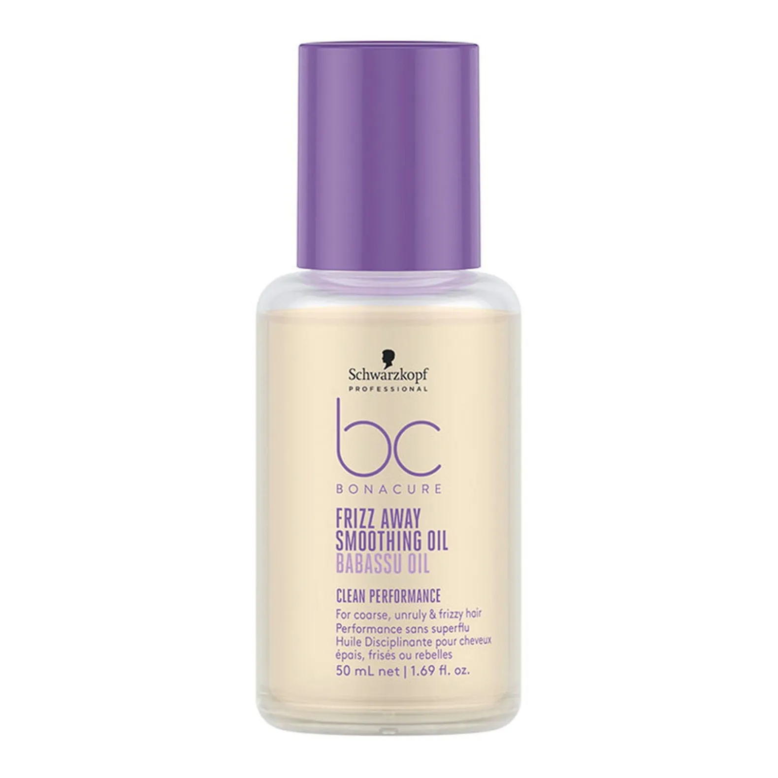 Huile lissante pour cheveux indisciplinés BC Frizz Away