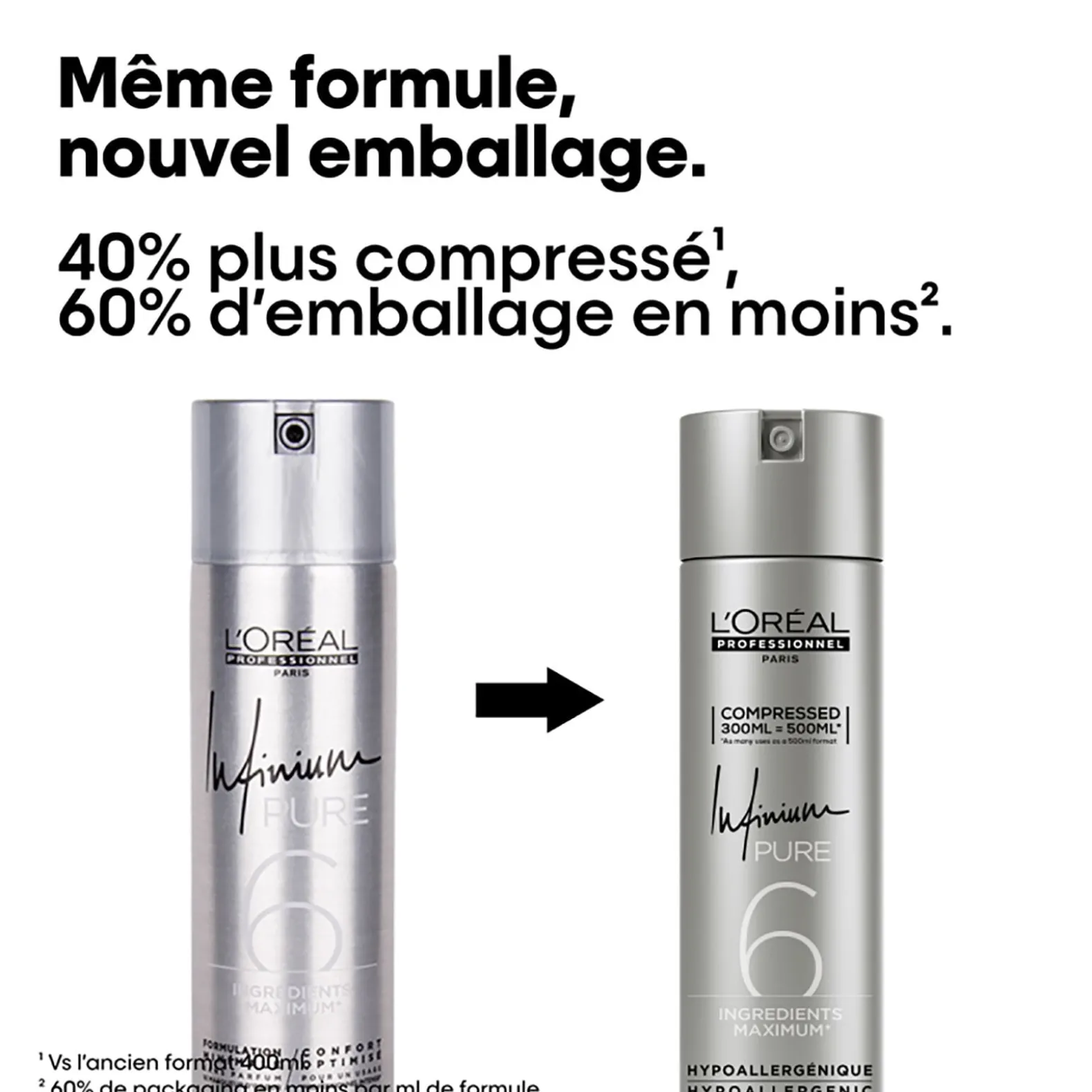Laque Infinium Pure fixation extra forte 300ml