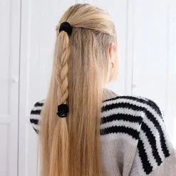 5 Élastiques Hair Tie noirs