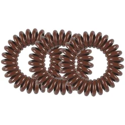 3 Élastiques spirales Original pretzel brown