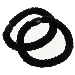 Élastiques tissés sans métal noir