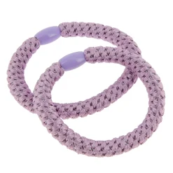 Élastiques tissés sans métal violet irisé