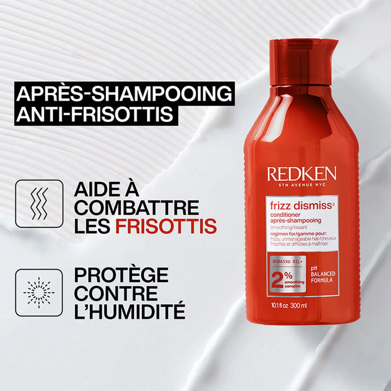 Le rituel Frizz Dismiss pour cheveux rebelles et indisciplinés