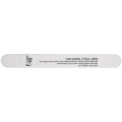 Lime à ongles 2 faces lavable 100/100 zebra, pour ongles artificiels