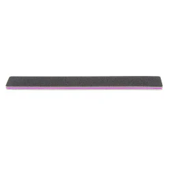 Lime rectangulaire noire pour ongles naturels 180/180 : Grain fin