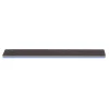 Lime rectangulaire noire pour ongles naturels 100/180 : Grain moyen / fin