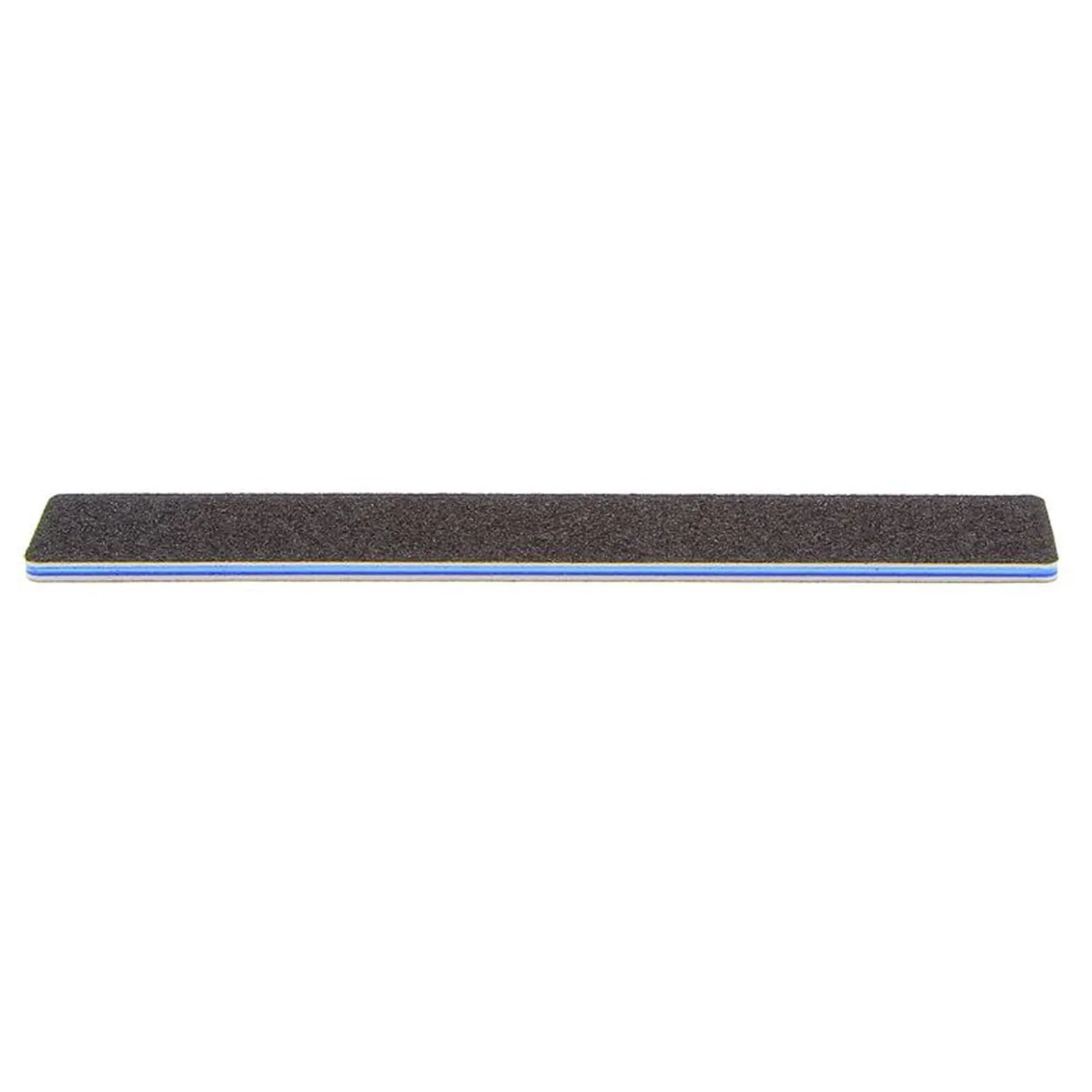 Lime rectangulaire noire pour ongles naturels 100/180 : Grain moyen / fin