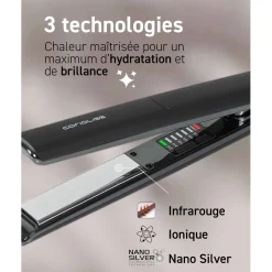 Lisseur C1 digital Soft Touch Chrome