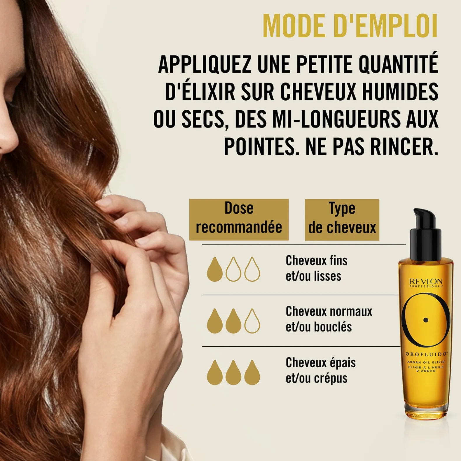 Élixir à l'huile d'argan Orofluido 85 ml