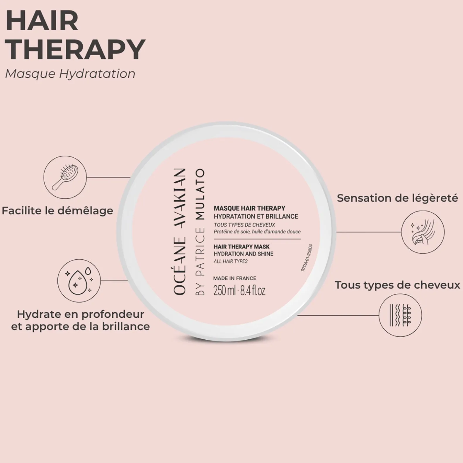 Masque hydratation Hair Therapy 50 ml