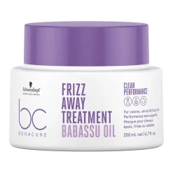 Masque lissant pour cheveux indisciplinés BC Frizz Away