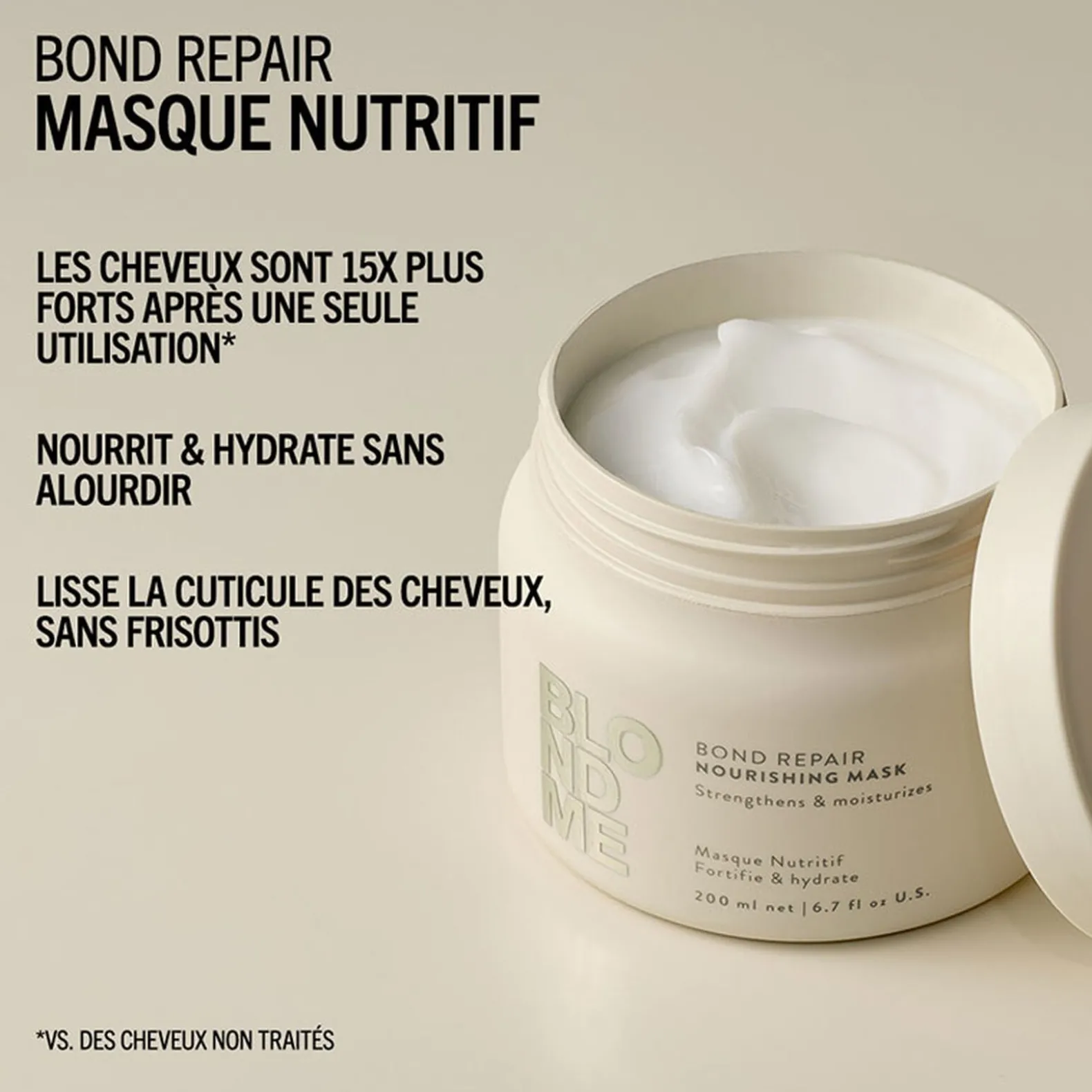 Masque nutritif Blondme Bond Repair