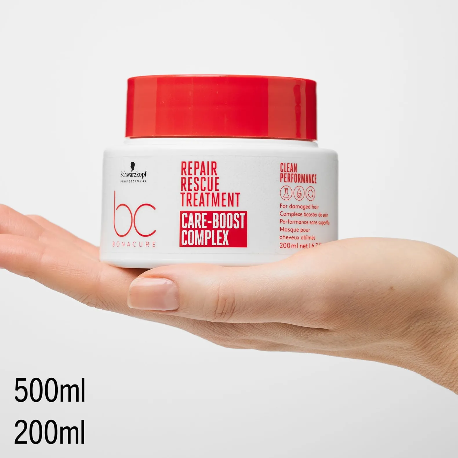 Masque pour cheveux abîmés BC Repair Rescue 200ml