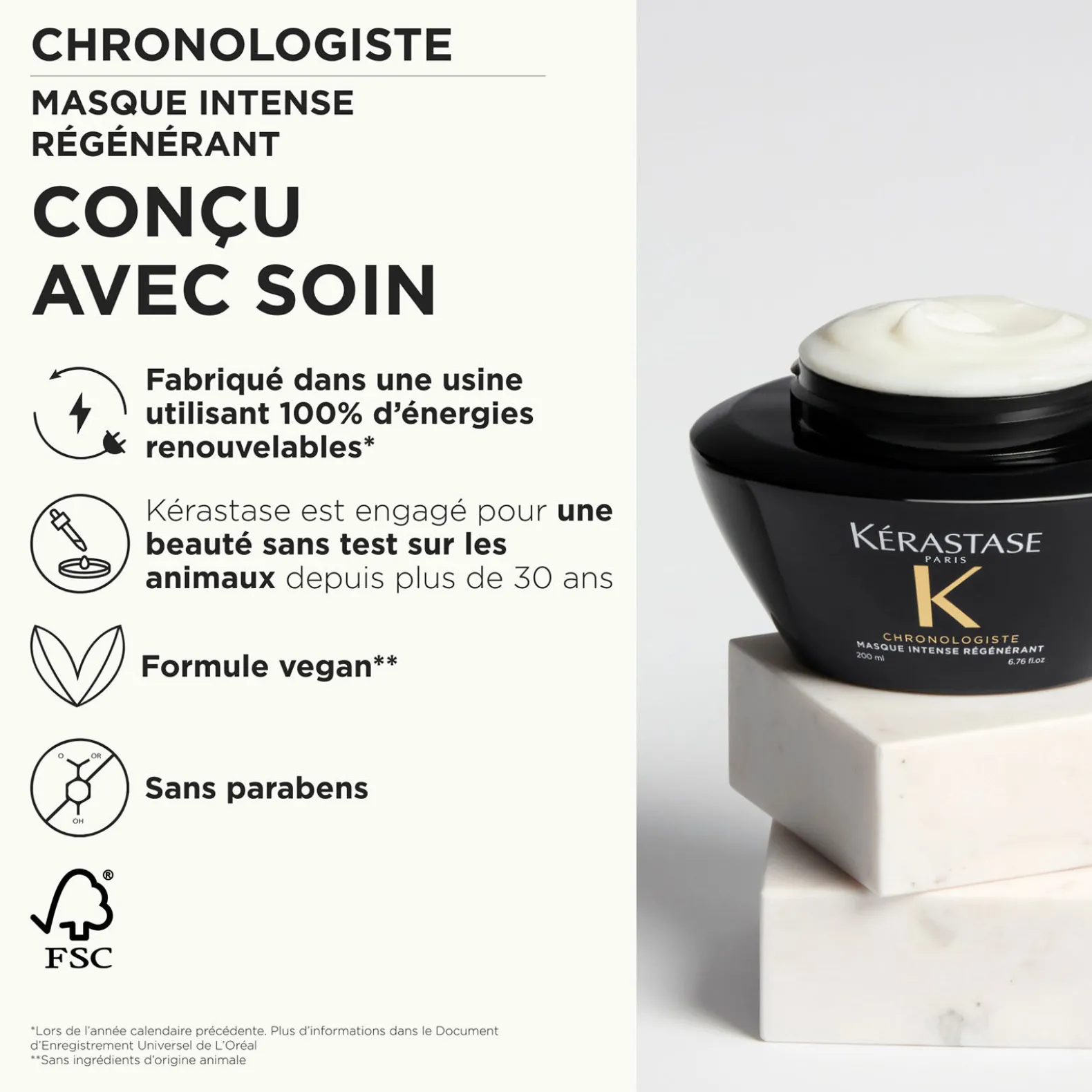 Masque régénérant Chronologiste 200 ml