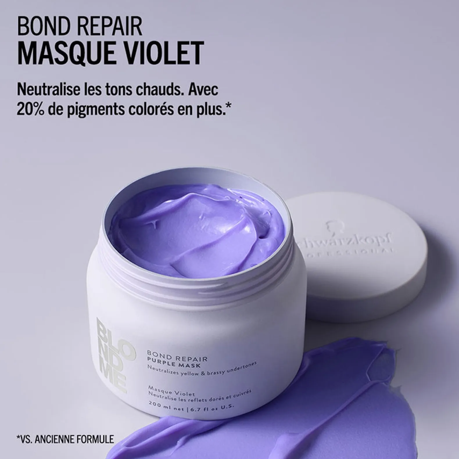 Masque violet Blondme Bond Repair Neutralisant 500ml