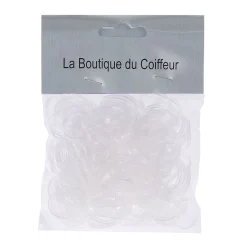 Mini élastiques caoutchouc lot de 240 transparent