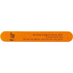 Mini lime à ongles néon ongles naturels 180/240 orange