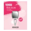 Miroir de sac double face grossissant x 7 Venise