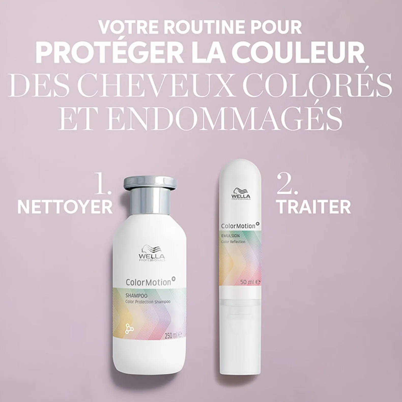Émulsion légère cheveux colorés Color Motion+