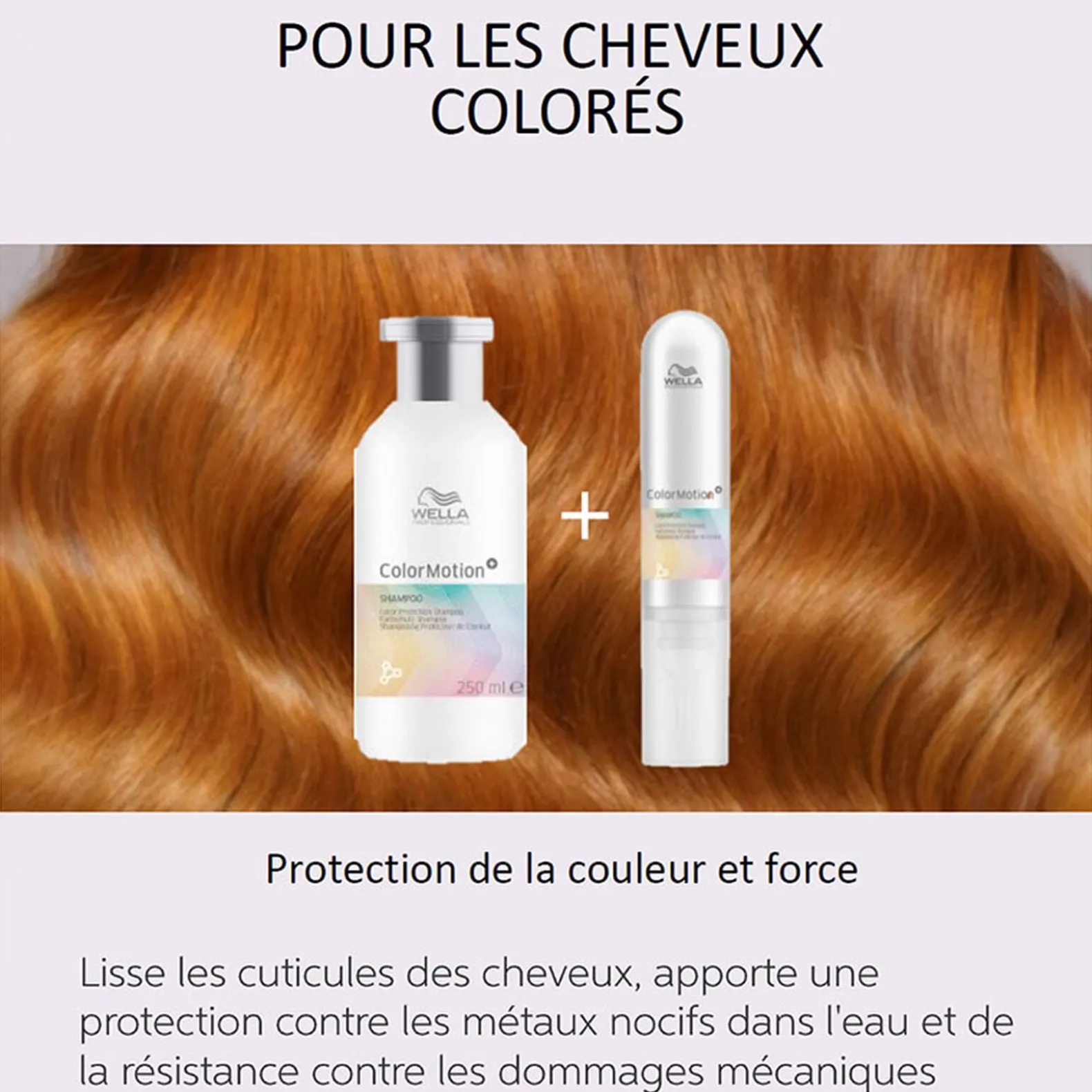 Émulsion légère cheveux colorés Color Motion+