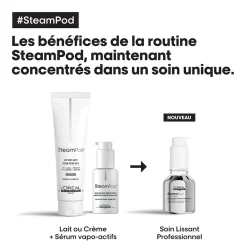 Pack lisseur boucleur SteamPod 4 et soin lissant