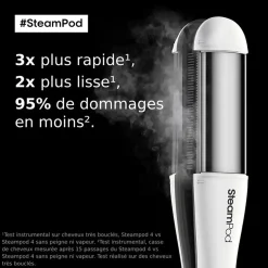 Pack lisseur boucleur SteamPod 4 et soin lissant