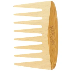 Peigne à dents larges en bois de hêtre 10 cm