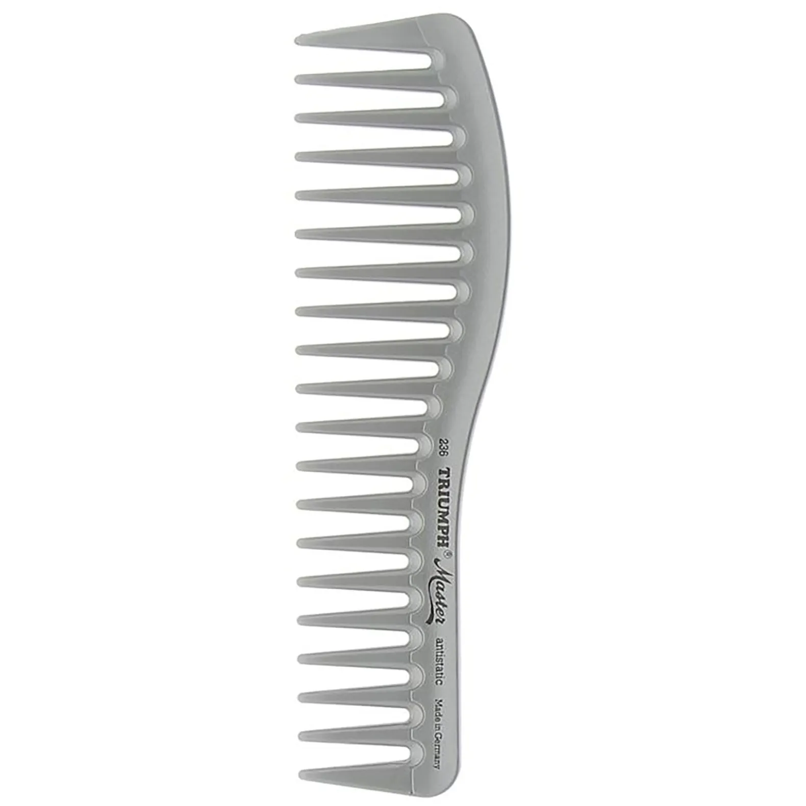 Peigne dos courbe T236 Argent