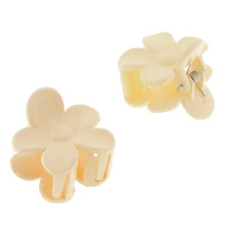 2 Petites pinces à fleurs écrue