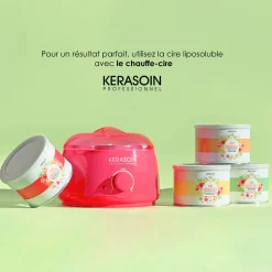 Pot de cire rose classique pour tous types de peaux 400ml
