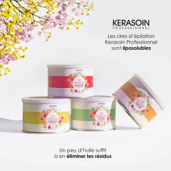 Pot de cire rose classique pour tous types de peaux 400ml