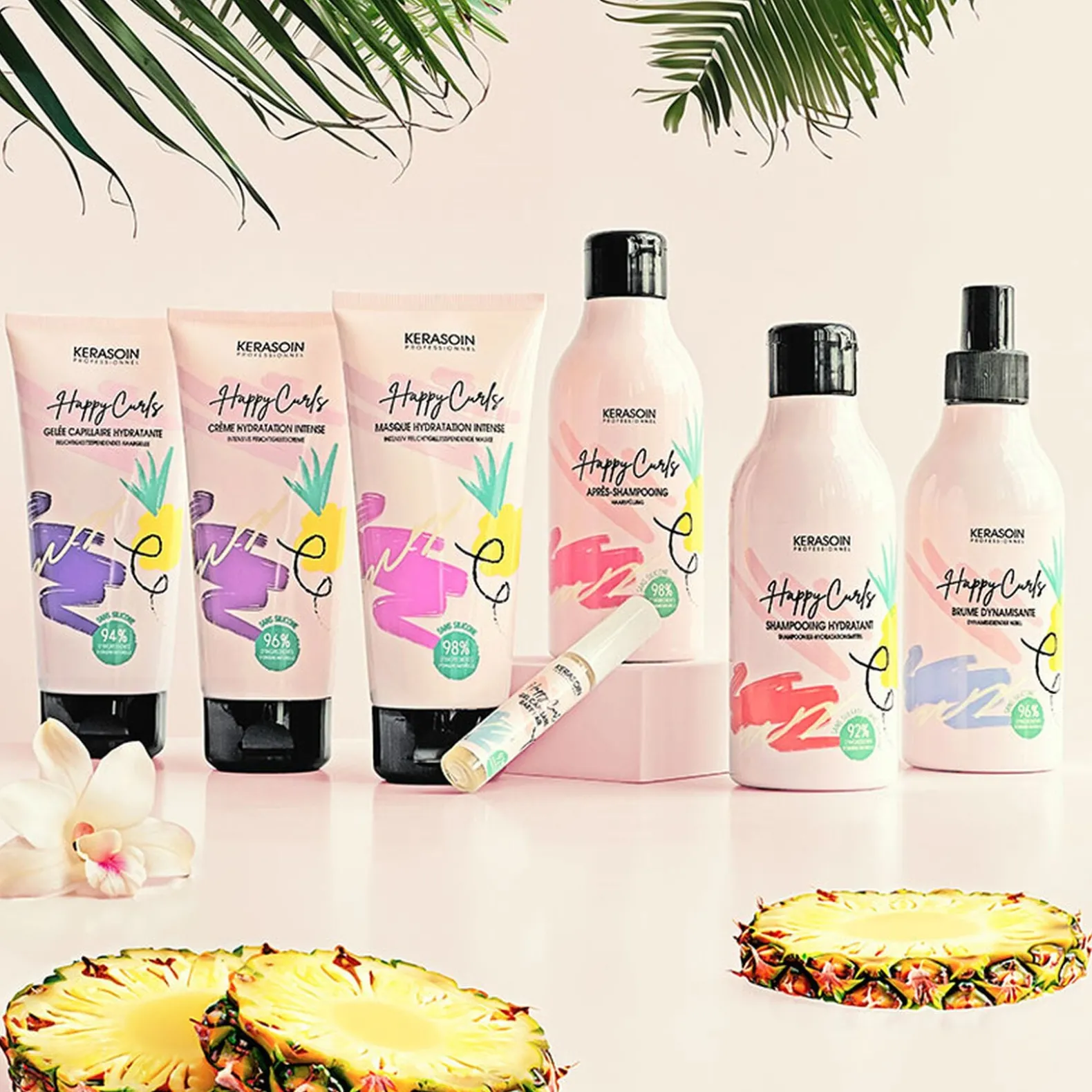 Rituel nourrissant cheveux bouclés Happy Curls