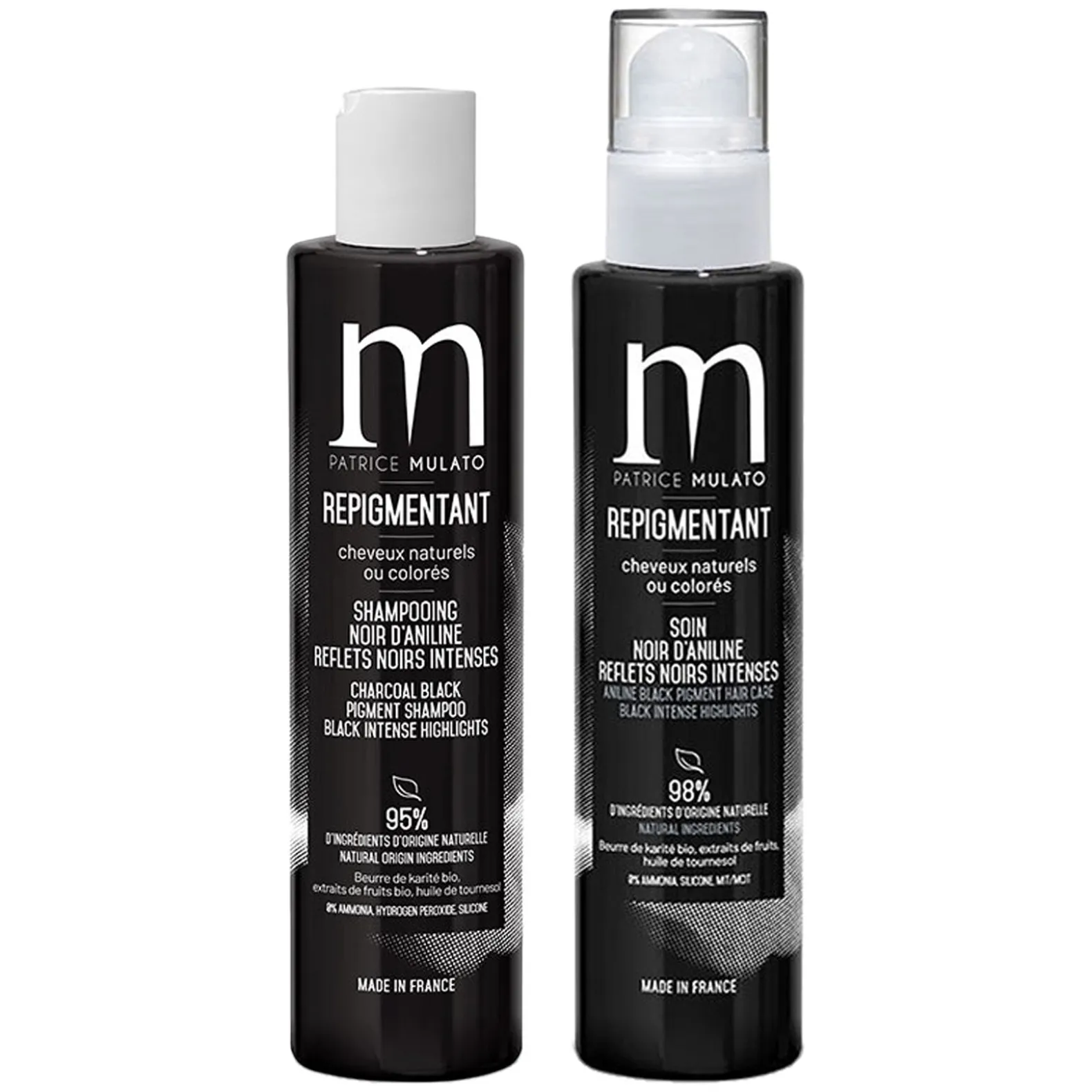 Rituel repigmentant shampooing + soin noir d'aniline