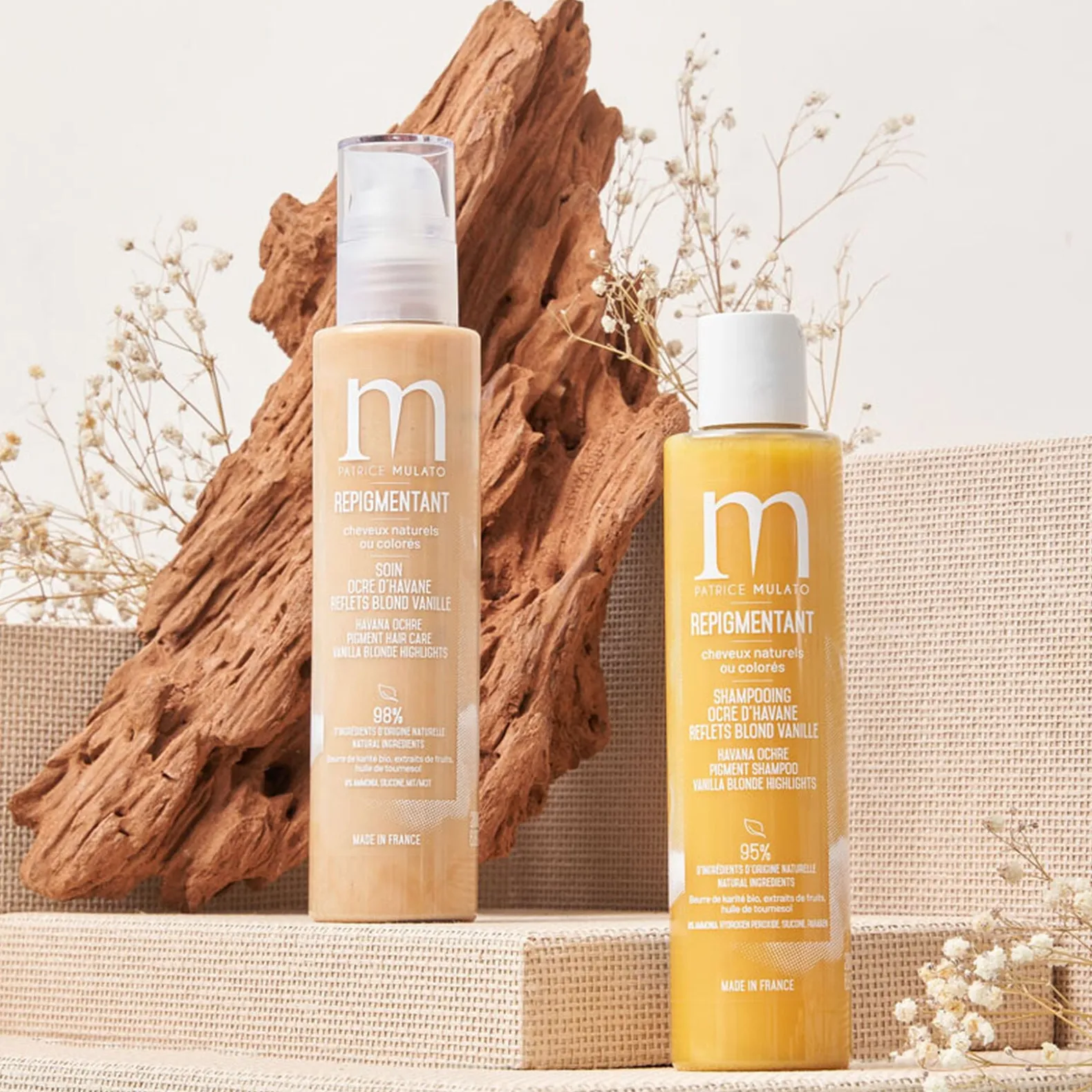 Rituel repigmentant shampooing + soin ocre d'havane