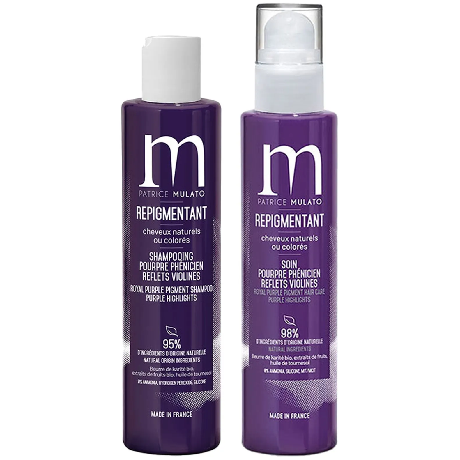 Rituel repigmentant shampooing + soin pourpre phénicien