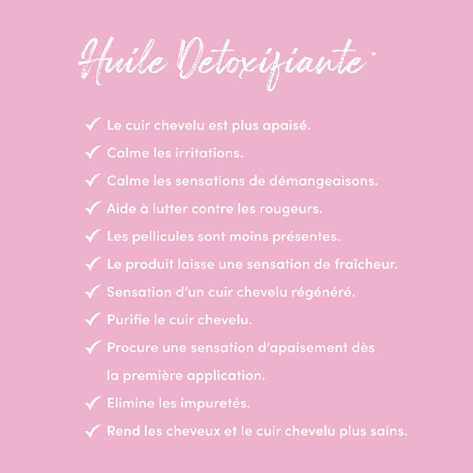 Rituel 5 étapes cuir chevelu sain