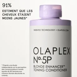 Routine cheveux blonds