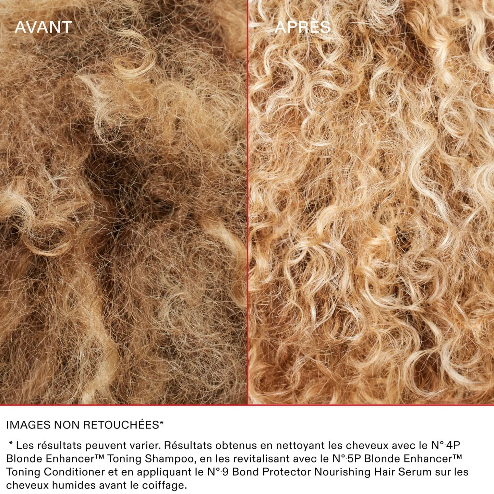 Routine cheveux blonds