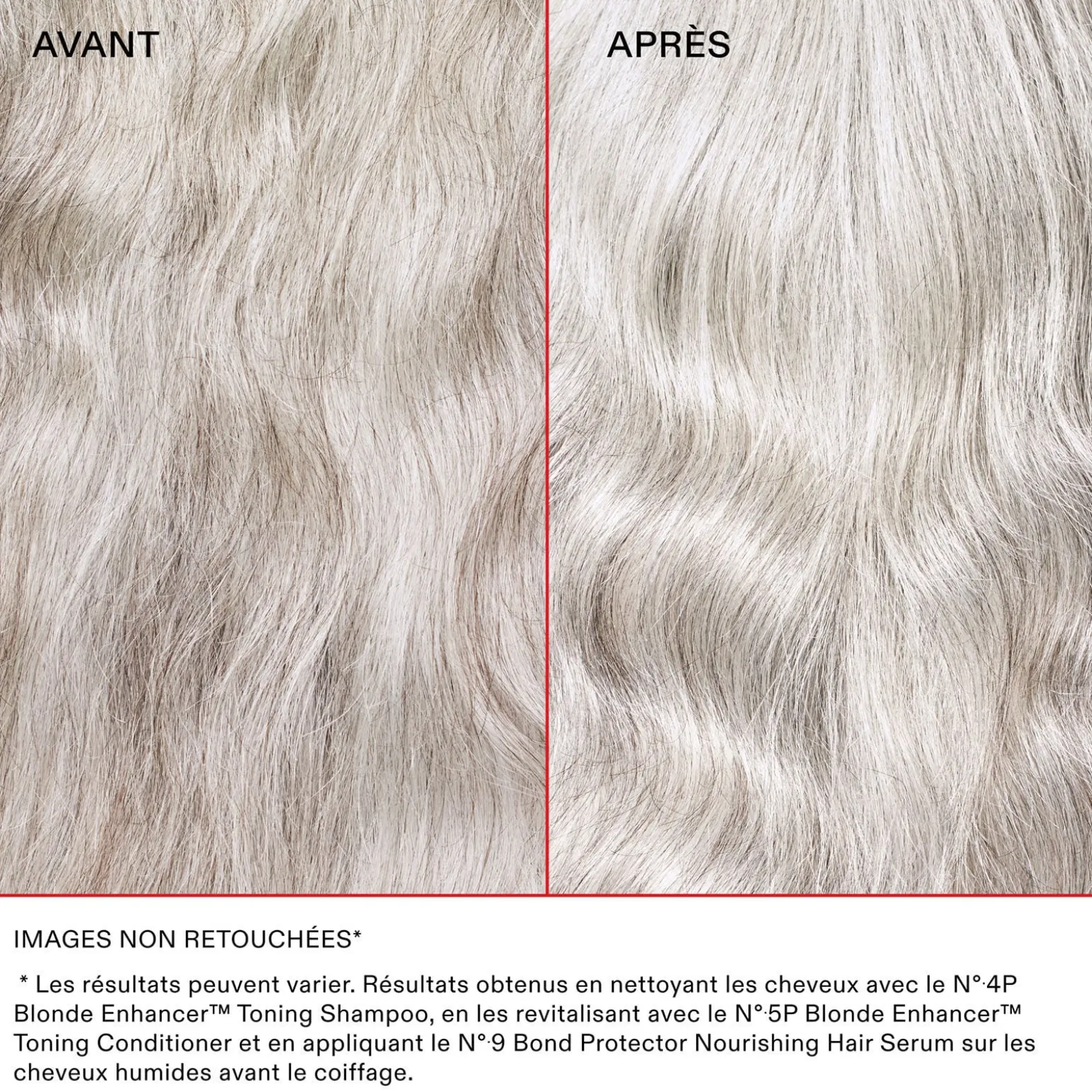 Routine cheveux blonds