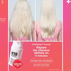 Routine cheveux détoxifiés + réparés