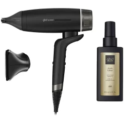 Sèche cheveux Speed avec embout large et huile de lissage