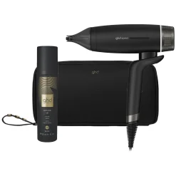 Sèche cheveux Speed avec trousse et spray volume noir mat