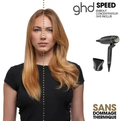 Sèche-cheveux Speed noir mat
