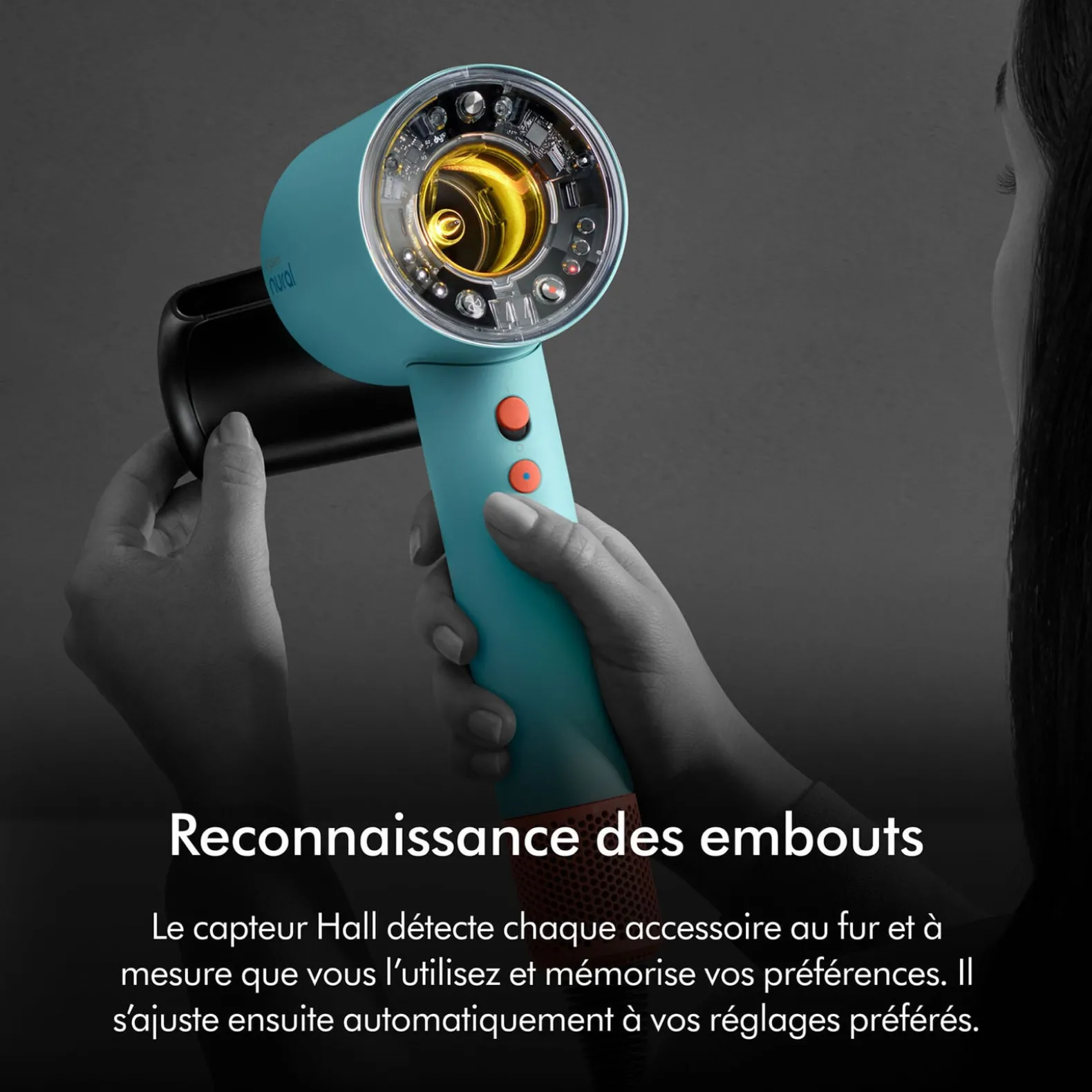Sèche-cheveux Supersonic Nural cheveux raides à ondulés