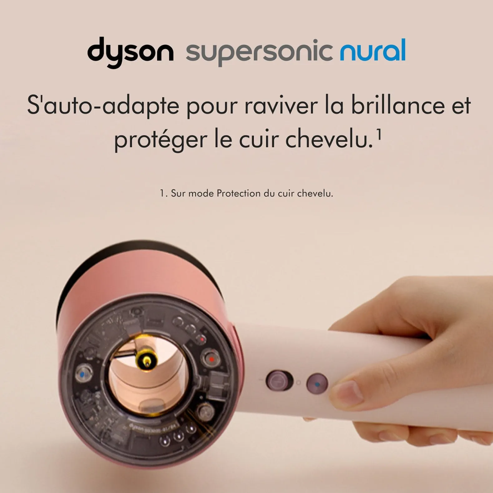 Sèche-cheveux Supersonic Nural cheveux raides à ondulés