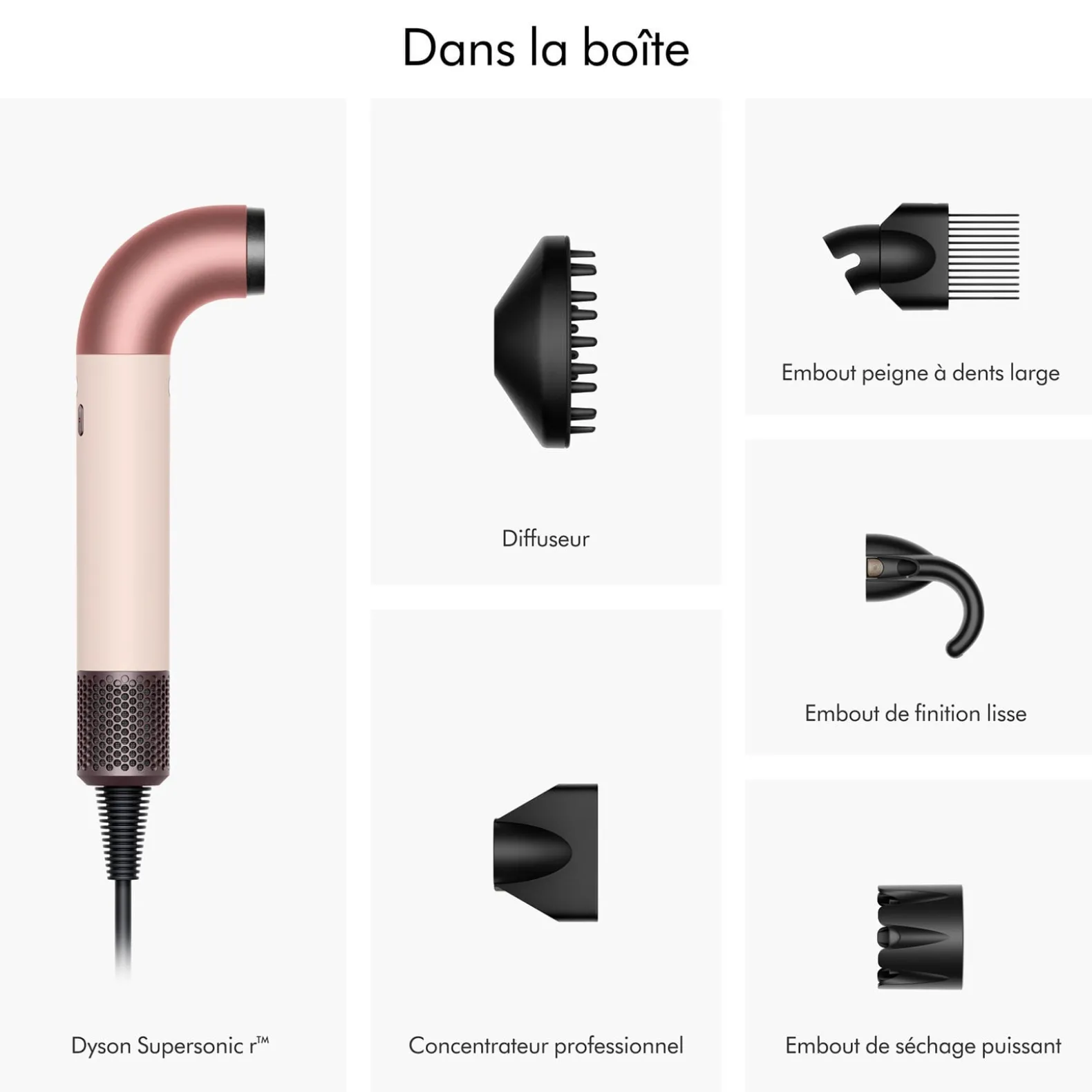 Sèche-cheveux Supersonic r cheveux bouclés à frisés