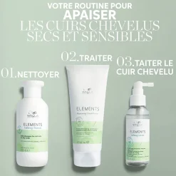 Shampooing apaisant pour cuir chevelu sec ou délicat Calming Elements 500ml