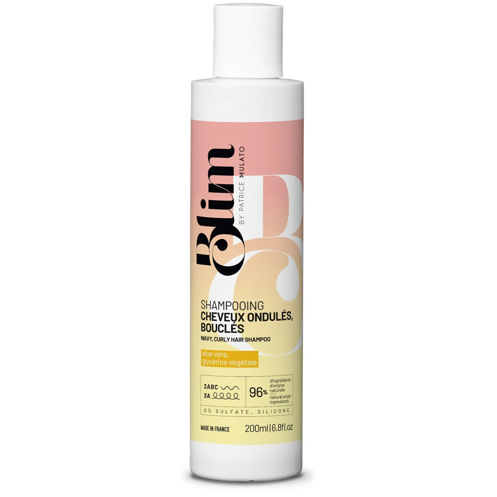 Shampooing cheveux ondulés, bouclés Blim 200 ml